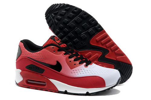 Nike Air Max 90 Prm Em Unisex Red And Black Sports Shoes Factory